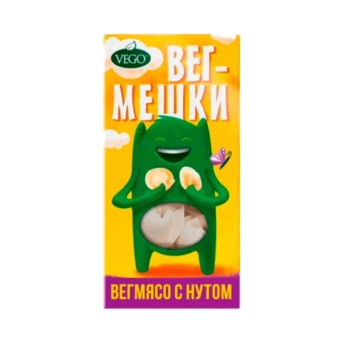 Пельмени Вегмешки с веганским мясом и нутом Vego