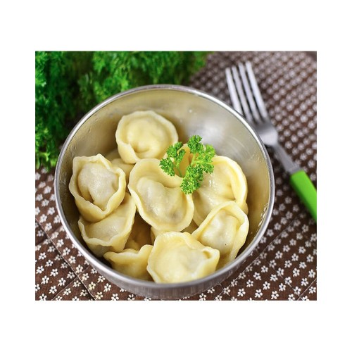 Пельмени с тофу и шпинатом