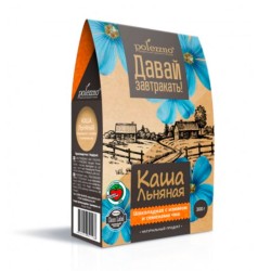Льняная каша шоколадная с чиа