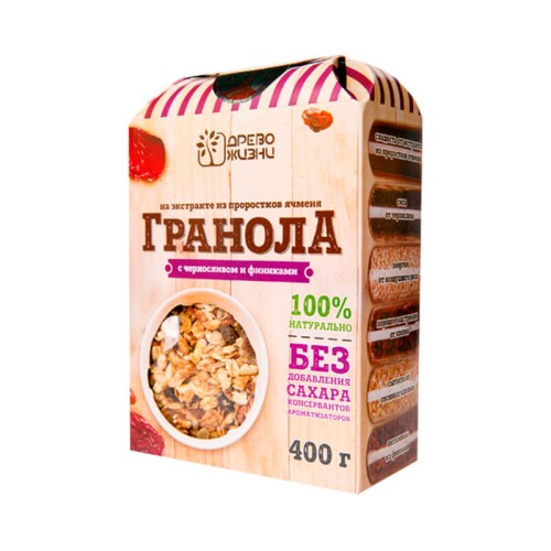 Гранола с черносливом и финиками Гранола с черносливом и финиками