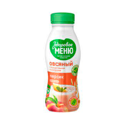 Йогурт овсяный с персиком Здоровое меню