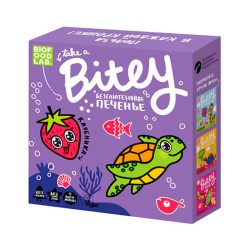 Печенье безглютеновое клубника Bite 125г