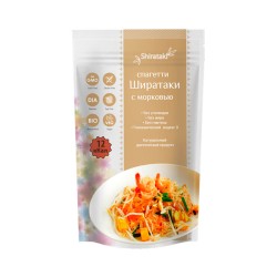 Ширатаки спагетти с морковью