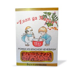 Рожки из красной чечевицы