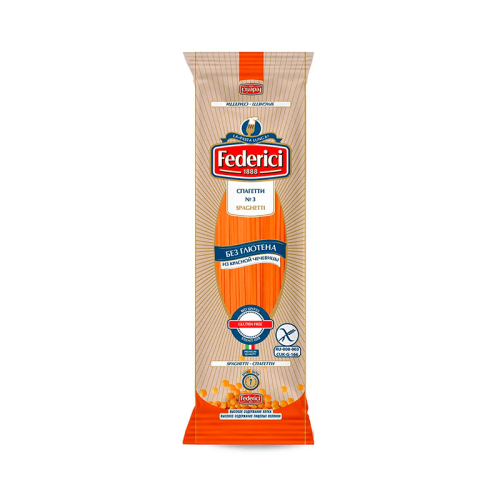 Federici спагетти БГ из красной чечевицы Federici спагетти БГ из красной чечевицы