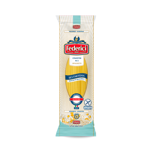 Federici спагетти БГ из кукурузы и риса 250г Federici спагетти БГ из кукурузы и риса 250г