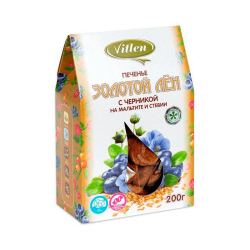 Печенье с черникой на мальтите и стевии Vitlen 200г
