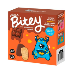 Печенье с глазурью Шоколад Bitey 125г