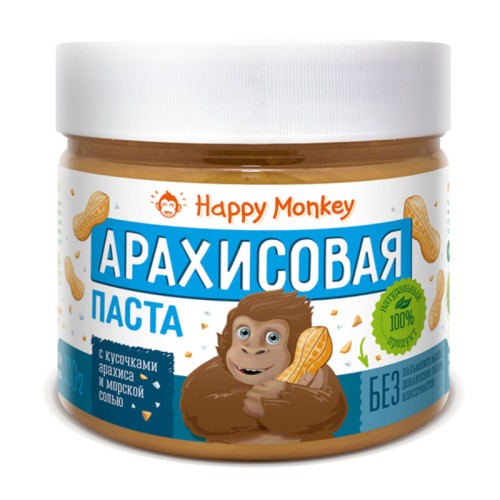 HM паста с кусочками арахиса и морской солью
