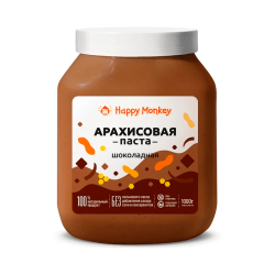HM арахисовая паста шоколадная 1 кг