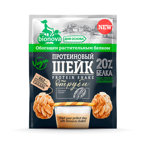 Протеиновый шейк с отрубями Bionova