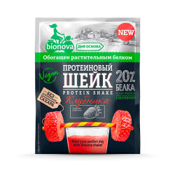 Протеиновый шейк с клубникой Bionova