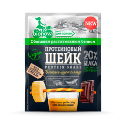 Протеиновый шейк с бананом и шоколадом Bionova