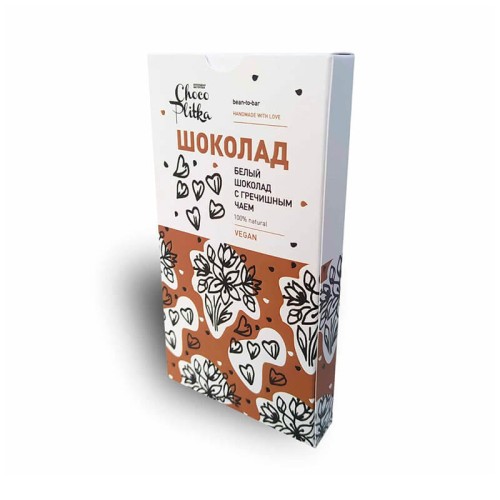 Chocoplitka Шоколад белый с гречишным чаем Chocoplitka Шоколад белый с гречишным чаем
