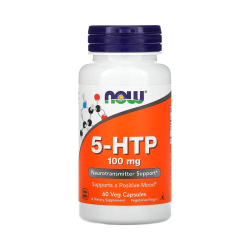 5 HTP 100 мг 60 вег капсул NOW Foods
