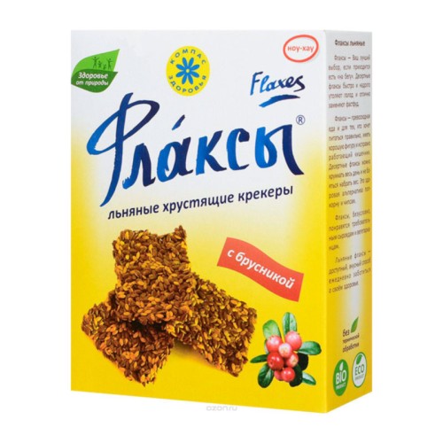 Флаксы с брусникой Флаксы с брусникой