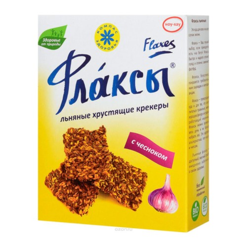 Флаксы с чесноком
