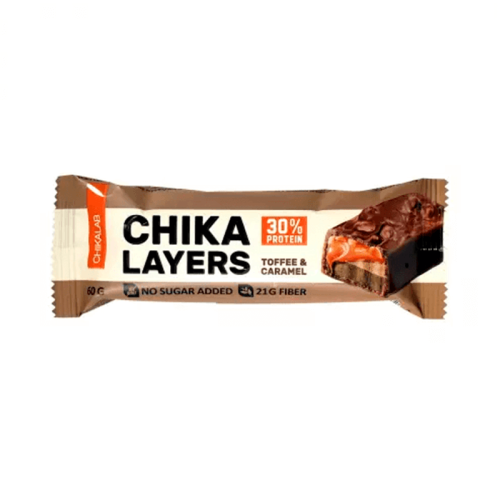 Протеиновый батончик Тоффи и карамель Chika Layers Протеиновый батончик Тоффи и карамель Chika Layers