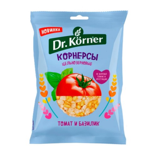 Цельнозерновые чипсы с томатом и базиликом