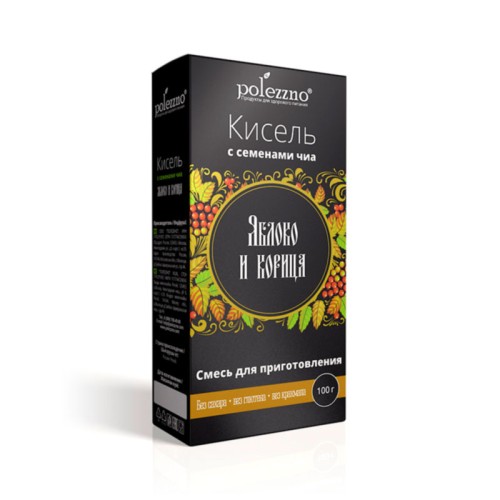 Кисель яблоко и корица