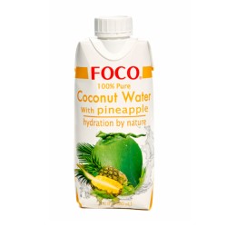 FOCO кокосовая вода с ананасом