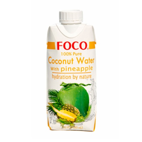FOCO кокосовая вода с ананасом