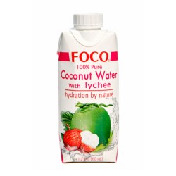 FOCO кокосовая вода с личи