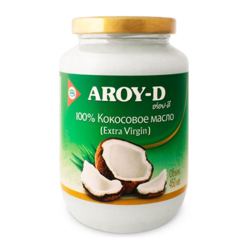 Кокосовое масло Aroy-D 450 мл