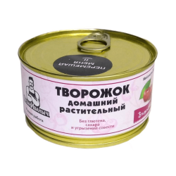 Творожок растительный с вишней