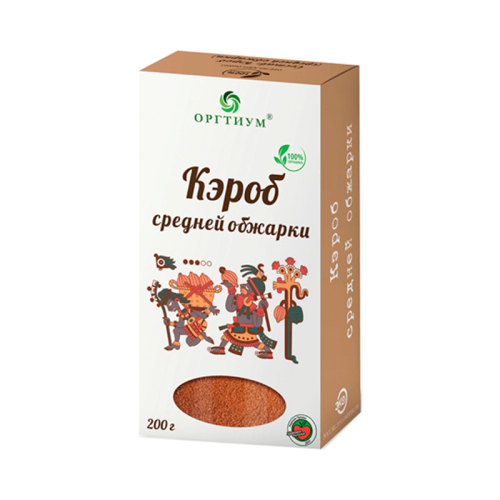 Кэроб средней обжарки 200 гр Оргтиум Кэроб средней обжарки 200 гр Оргтиум