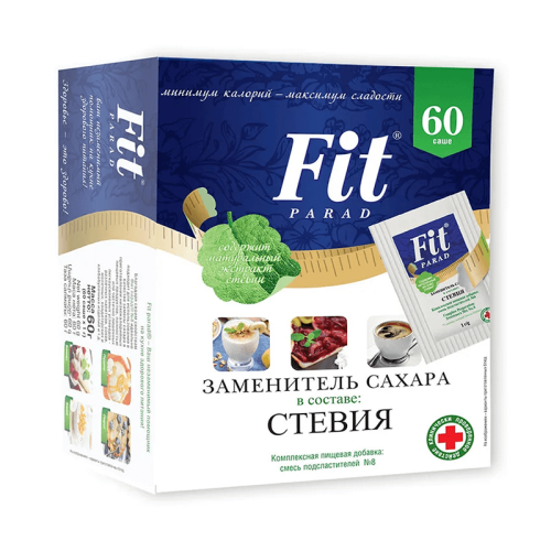 Сахарозаменитель Fitparad №8, 60 саше