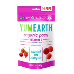 Леденцы YumEarth 14 шт, с витамином C