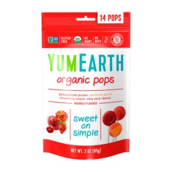 Леденцы YumEarth 14 шт, ассорти