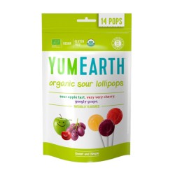 Леденцы YumEarth 14 шт, с кислинкой