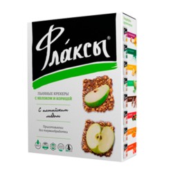 Флаксы с яблоком и корицей