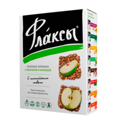 Флаксы с яблоком и корицей Флаксы с яблоком и корицей