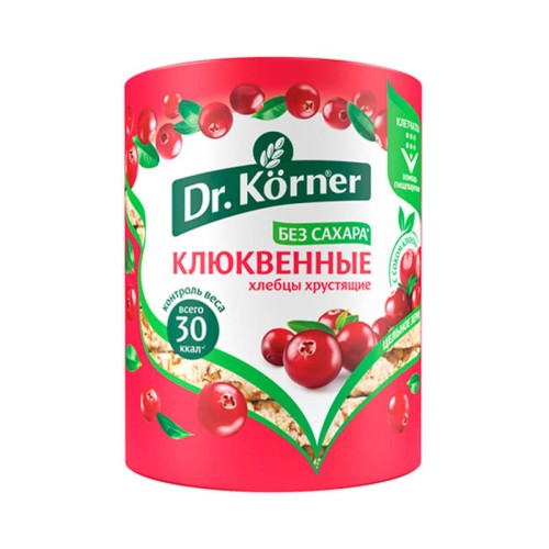 Хлебцы Dr. Korner клюквенные Хлебцы Dr. Korner клюквенные