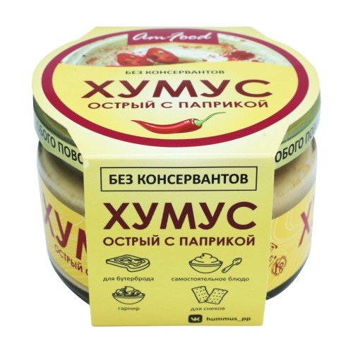 Хумус острый с паприкой Amfood 200г