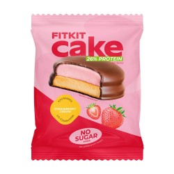 Protein cake Клубника со сливками  Fit Kit