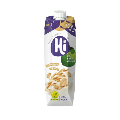 Hi напиток овсяный 3,2 % 1л
