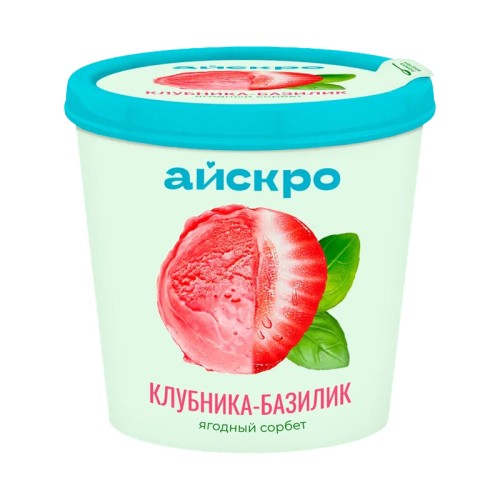 Сорбет Клубника Базилик Айскро 75г Сорбет Клубника Базилик Айскро 75г
