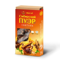 Чай Сибирский Пуэр Сбитень плитка Иван Да 96г
