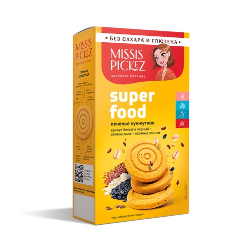 Печенье Кунжутное Superfood MP 100г