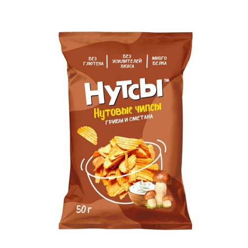Нутсы грибы и сметана Don Shelldon 50г Нутсы грибы и сметана Don Shelldon 50г