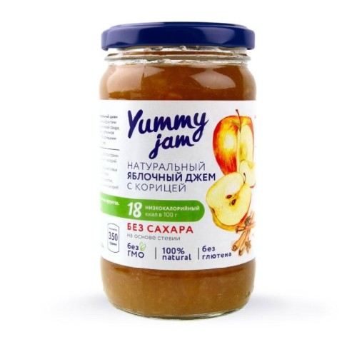 Джем яблочный с корицей Yummy jam 350г
