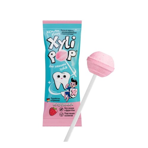 Леденец Клубника XyliPOP 6 гр.
