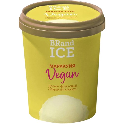 Мороженое Маракуйя BRand ICE 500г Мороженое Маракуйя BRand ICE 500г