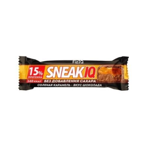 Батончик протеиновый Соленая карамель и шоколад SneakIQ