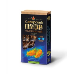 Чай Сибирский Пуэр с облепихой плитка 96г